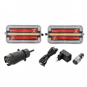 Set lampi spate cu semnalizare dinamica, led, fara fir