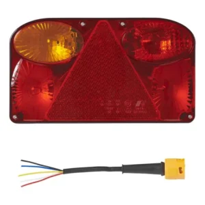 Lampa spate stanga, 237x137mm, mufa