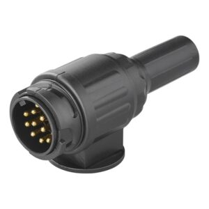 Mufa remorca - Plastic 13 pini tip Jaeger cu 2 gauri