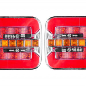 Set 2 lampi LED fara fir, cu semnalizare dinamic