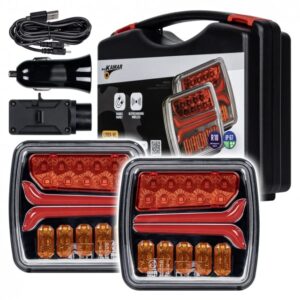 Set 2 lampi LED, fara fir