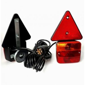 Set 2 lampi remorca, cu cablu si prindere magnetica