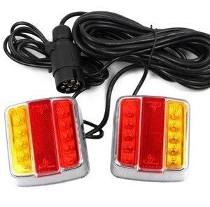 Set lampi 18 LEDURI magnetice, 12/24V, 7.5+2.5m