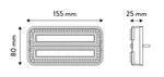 Set Lampi spate magnetice, 3 functii, 12-24V, cablu 12 m - imagine 2