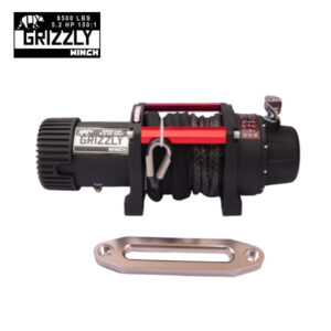 Troliu Grizzly Winch 8500lbs (3855kg) cablu sintetic