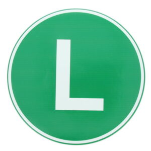 Autocolant, litera "L", 220mm