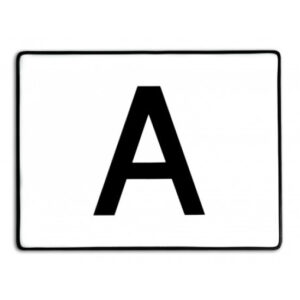 Placa litera ,, A "