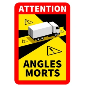 Autocolant "Angles morts"