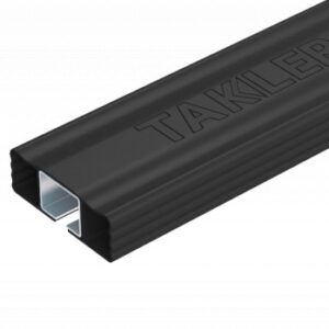 Bara de plastic cu insertie metalica si protectie laterala (parabiciclisti), 3500mm