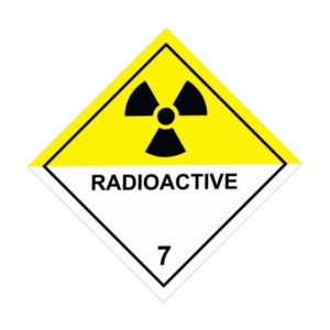 Autocolant, Pericol Transport materiale radioactive clasa 7