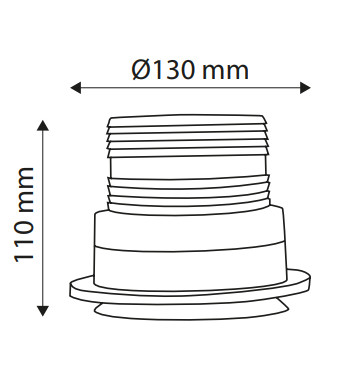 Girofar 12/24V LED SMD cu magnet - imagine 2