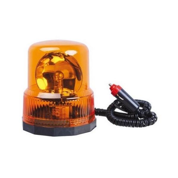 Girofar 24V cu magnet, bec R10W