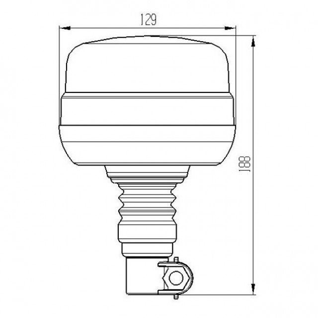 Girofar auto, 12/24v 19W - imagine 2