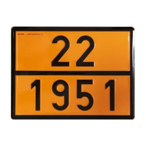 Placa ADR aluminiu - ARGON LICHID