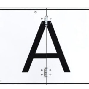 Placa litera ,, A " pliabila din ALUMINIU