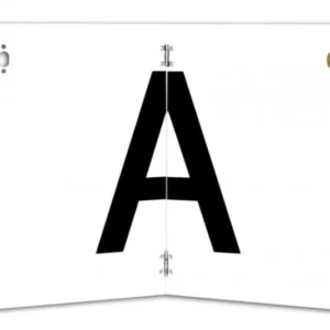 Placa litera ,, A " - PLIABILA