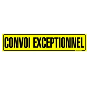 Placuta ,,CONVOI EXCEPTIONNEL" 1200X250mm