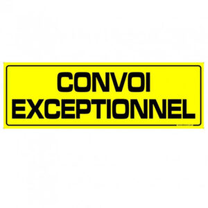 Placuta ,,CONVOI EXCEPTIONNEL" 1200X400mm