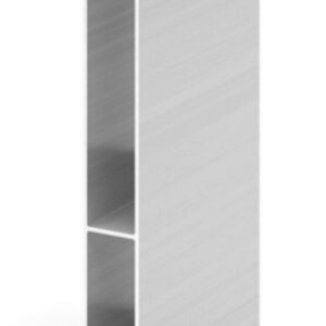 Profil aluminiu anodizat 2500 mm, T5 superior