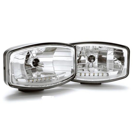 Proiector dreptunghiular sticla clara + led, HELLA - imagine 4