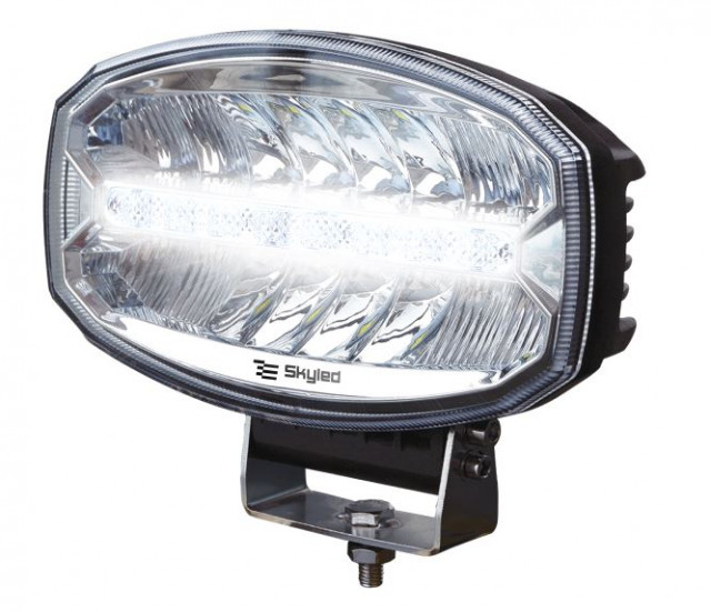 Proiector FULL LED Spot, SKYLED Jumbo Draco DRL 80W, cu pozitie alb/portocaliu - imagine 2