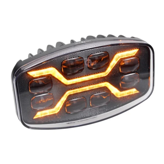 Proiector LED Spider cu pozitie si functie stroboscopica, 12-24V