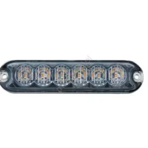 Stroboscop slim 6 led-uri, 12/24v