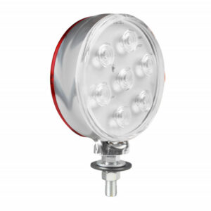Lampa cu 2 functii - intermitenta si fixa (Rosu/Alb), pentru oglinzi