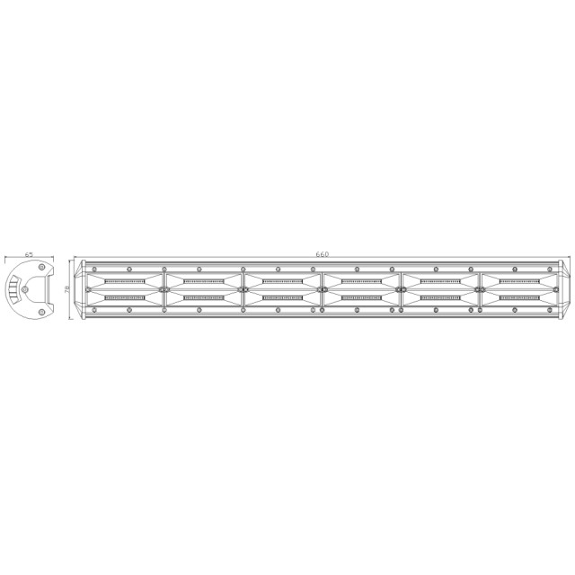 Proiector Led 114W, 660mm - imagine 3