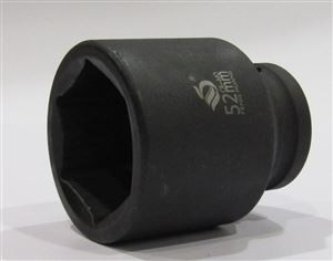 Cheie tubulara impact lunga hexagonala 52 mm