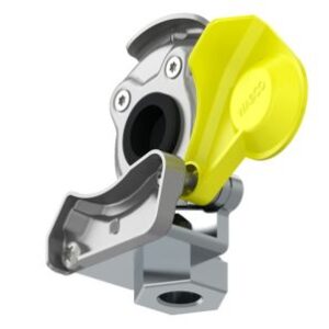 Cupla aer manuala remorca M22x1.5 galbena