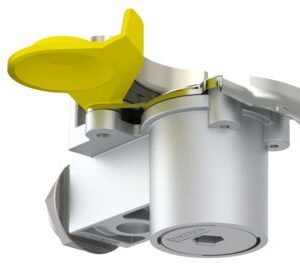 Cupla aer remorca M16/M24 filet ext galbena