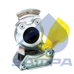 Cupla aer manuala tractor M22x1.5 galbena