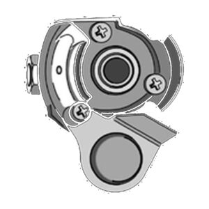 Cupla aer manuala remorca M22x1.5 rosie KNORR BREMSE II33263